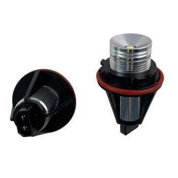 Angel eyes BMW E39 / E60 / E53 X5 / E65 / E87 / E63 10W led - λευκό χρώμα - 2τμχ.