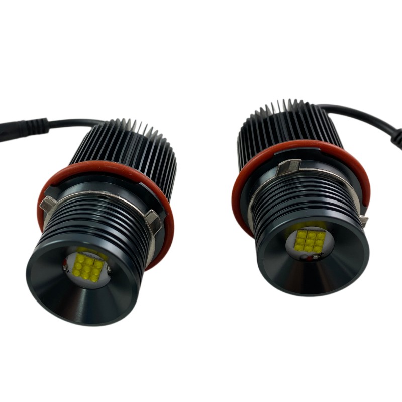 Angel eyes BMW E39 / E60 / E53 X5 / E65 / E87 / E63 40W led - λευκό χρώμα - 2τμχ.