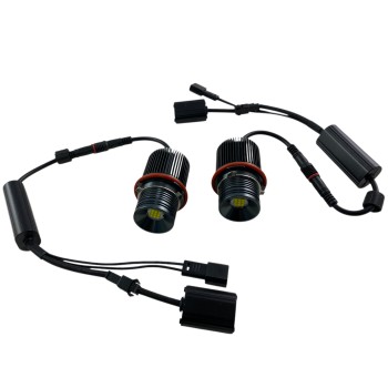 Angel eyes BMW E39 / E60 / E53 X5 / E65 / E87 / E63 40W led - λευκό χρώμα - 2τμχ.
