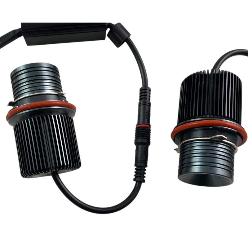 Angel eyes BMW E39 / E60 / E53 X5 / E65 / E87 / E63 40W led - λευκό χρώμα - 2τμχ.
