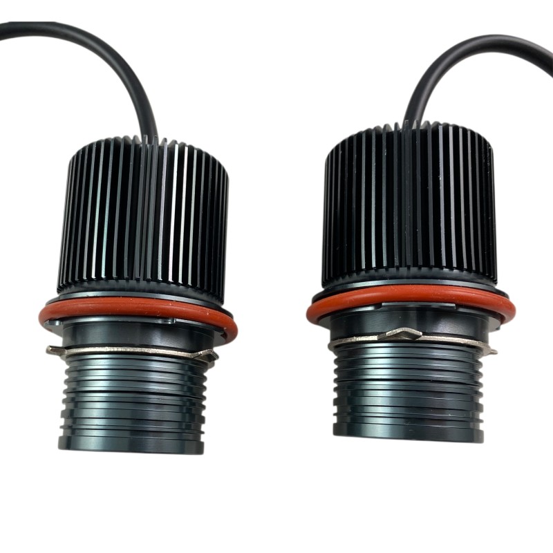 Angel eyes BMW E39 / E60 / E53 X5 / E65 / E87 / E63 40W led - λευκό χρώμα - 2τμχ.