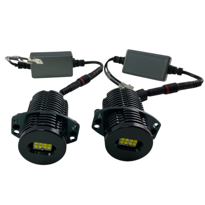 80W led για γνήσια angel eyes για BMW E90 / E91 - λευκό χρώμα - 2τμχ.