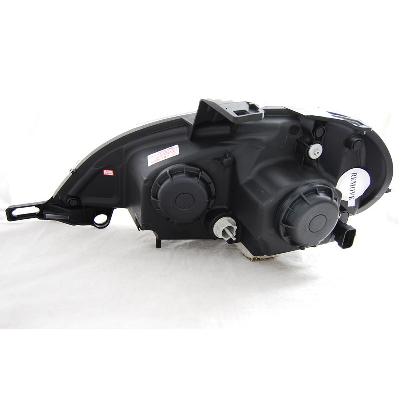 Φανάρια εμπρός Mercedes ML W163 (2001-2005) led - μαύρα , με λάμπες (Η1/H1) - σετ 2τμχ.