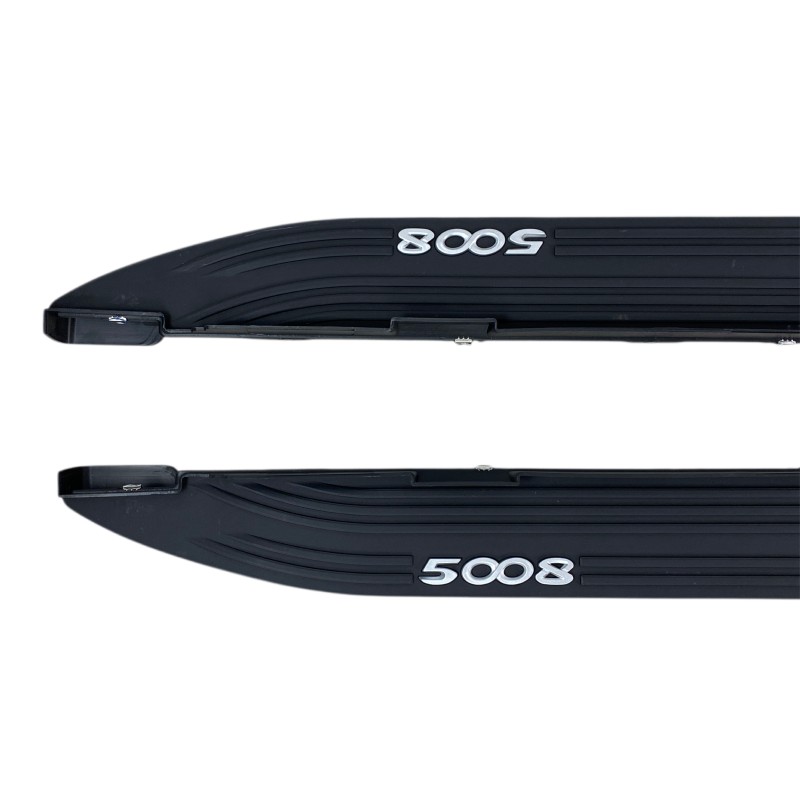 Σκαλοπάτια Peugeot 5008 (2017-2023) - μαύρα 2τμχ.