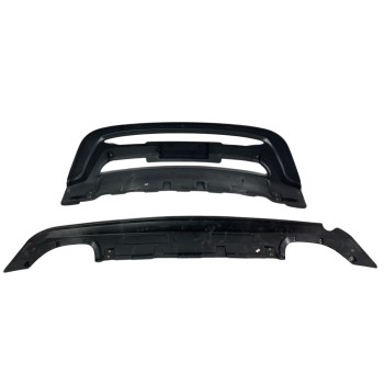 Bull - bar Hyundai Santa Fe (2010-2012) - μαύρα - σετ εμπρός και πίσω
