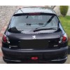 Πίσω φανάρια Peugeot 206 3/5 πορτο - μαύρα - σετ 2τμχ.