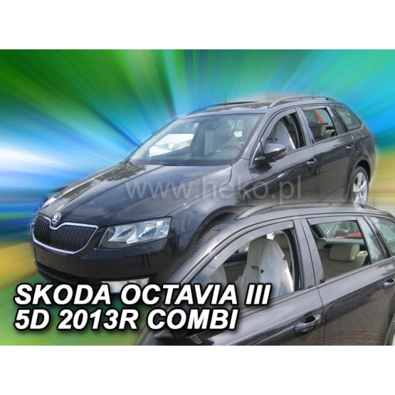 Ανεμοθραύστες Skoda Octavia (2013-2020) combi - 4 τμχ εμπρός και πίσω, Heko