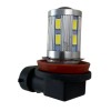 Led λάμπα H8 με 16 led και προτζέκτορα - 1τμχ.