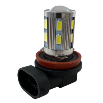 Led λάμπα H8 με 16 led και προτζέκτορα - 1τμχ. Led λάμπα H8 με 16 led και προτζέκτορα - 1τμχ.
