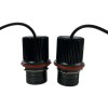 Angel eyes BMW E39 / E60 / E53 X5 / E65 / E87 / E63 160W led - λευκό χρώμα, 7000 lumen - 2τμχ.