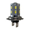 Led λάμπα H7 με 16 led και προτζέκτορα - 1τμχ.