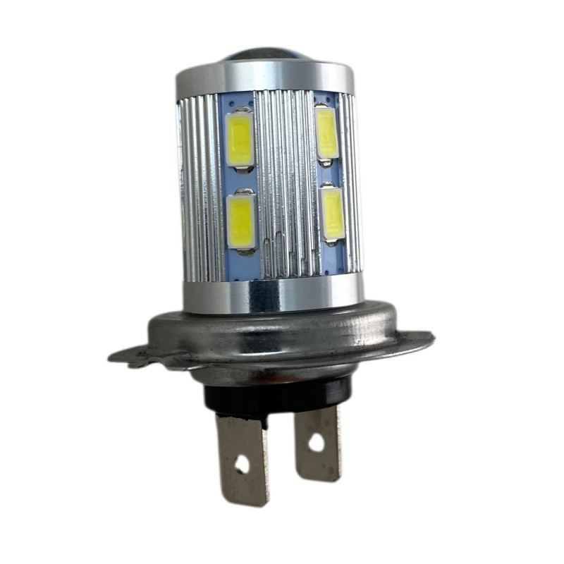 Led λάμπα H7 με 16 led και προτζέκτορα - 1τμχ.