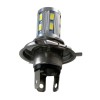 Led λάμπα H4, H4 με 16 led και προτζέκτορα - 1τμχ.