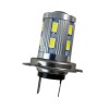 Led λάμπα H7 με 16 led και προτζέκτορα - 1τμχ.