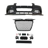 Προφυλακτήρας εμπρός Audi A3 8P (2005-2008) - RS Design με μαύρη γυαλιστερή μάσκα