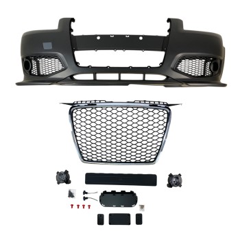 Προφυλακτήρας εμπρός Audi A3 8P (2005-2008) - RS design με πλαίσιο χρωμίου