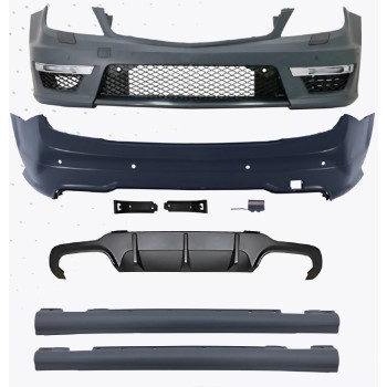 Body kit Mercedes C-Class W204 (2011-2013) - AMG C63 design