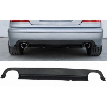 Diffuser προφυλακτήρα BMW E39 sedan (1995-2003) - με δύο εξατμίσεις