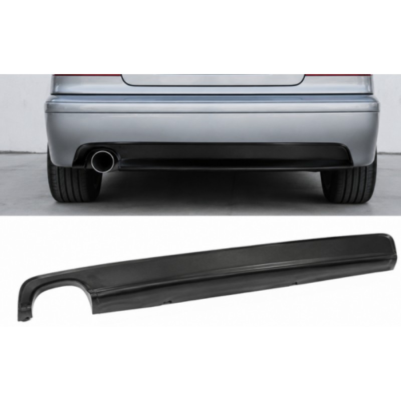 Diffuser προφυλακτήρα BMW E39 sedan (1995-2003) - με μία εξάτμιση