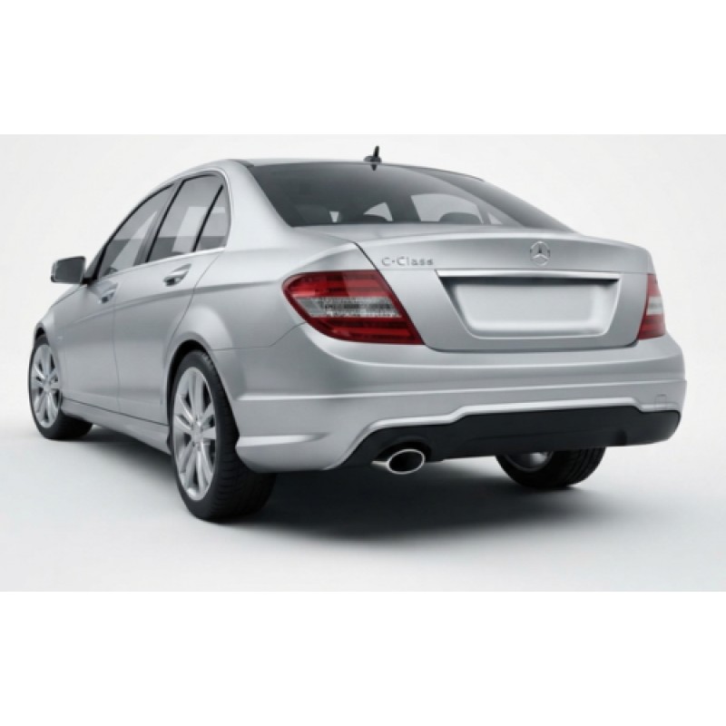 Diffuser προφυλακτήρα Mercedes W204 (2011-2014) C-class - μονό