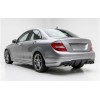 Diffuser προφυλακτήρα Mercedes W204 (2011-2014) C-Class - AMG look