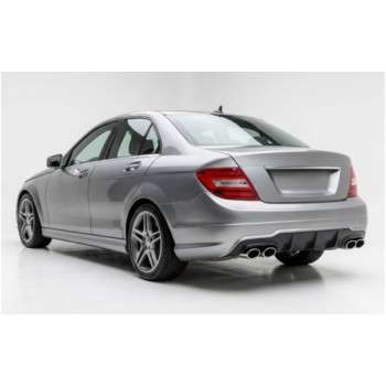 Diffuser προφυλακτήρα Mercedes W204 (2011-2014) C-Class - AMG look