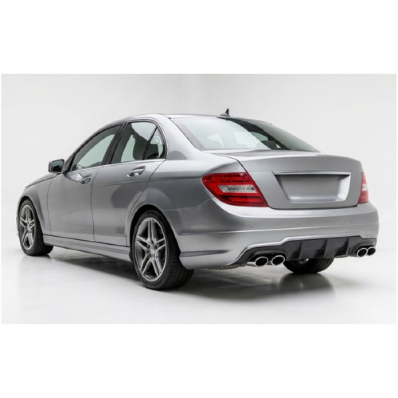 Diffuser προφυλακτήρα Mercedes W204 (2011-2014) C-Class - AMG look