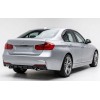 Diffuser προφυλακτήρα BMW F30 (2011-2019) για 2 εξατμίσεις - M pack