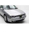 Φανάρια εμπρός Alfa Romeo 156 (1997-2003) led - μαύρα , με λάμπες (Η1) - σετ 2τμχ.