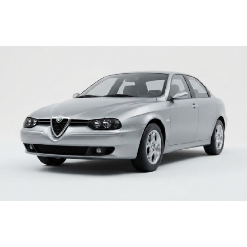 Φανάρια εμπρός Alfa Romeo 156(1997-2003) - μαύρα , χωρίς λάμπες (Η7) - σετ 2τμχ.