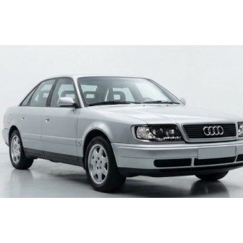 Φανάρια εμπρός Audi 100 C4 (1990-1994) led - μαύρα , με λάμπες (Η1) - σετ 2τμχ. Φανάρια εμπρός Audi 100 C4 (1990-1994) led - μαύρα , με λάμπες (Η1) - σετ 2τμχ.