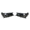 Φανάρια εμπρός Toyota Hilux (2015-2020), led με φώτα ημέρας με H7 / H1 λάμπες - σετ 2τμχ.