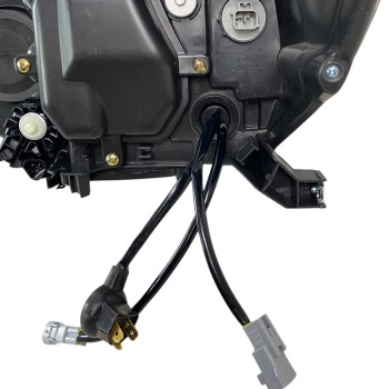 Φανάρια εμπρός Toyota Hilux (2015-2020), led με φώτα ημέρας με H7 / H1 λάμπες - σετ 2τμχ.