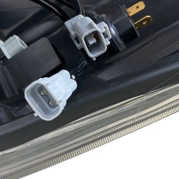 Φανάρια εμπρός Toyota Hilux (2015-2020), led με φώτα ημέρας με H7 / H1 λάμπες - σετ 2τμχ.