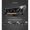 Φανάρια εμπρός Toyota Hilux (2015-2020), led με φώτα ημέρας με H7 / H1 λάμπες - σετ 2τμχ.