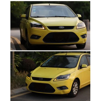 Φανάρια εμπρός Ford Focus (2009-2011), led με φώτα ημέρας - σετ 2τμχ. Φανάρια εμπρός Ford Focus (2009-2011), led με φώτα ημέρας - σετ 2τμχ.