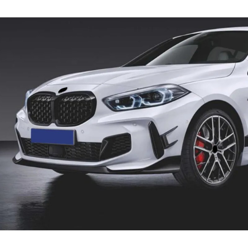 Spoiler εμπρός προφυλακτήρα BMW F40 (2019-2022) - μαύρο γυαλιστερό
