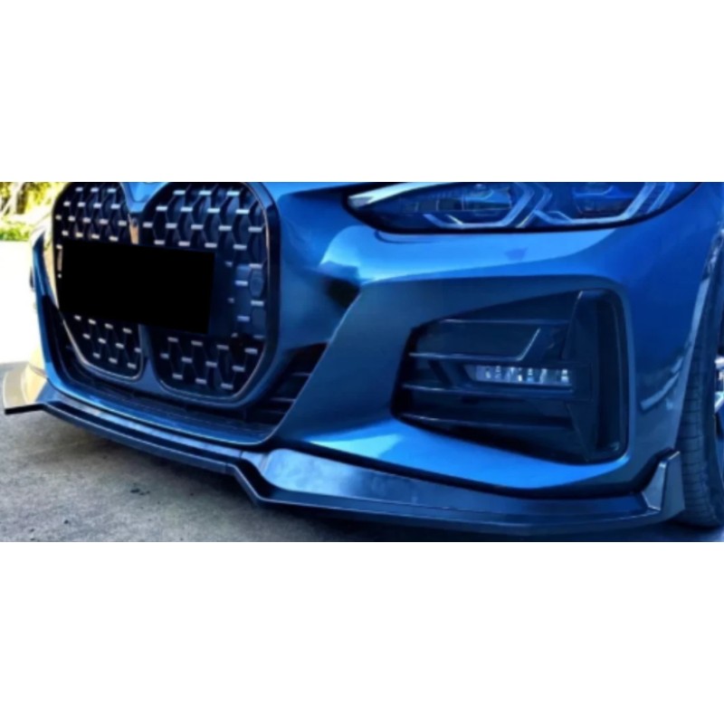 Spoiler εμπρός προφυλακτήρα BMW G22 (2021+) - μαύρο γυαλιστερό