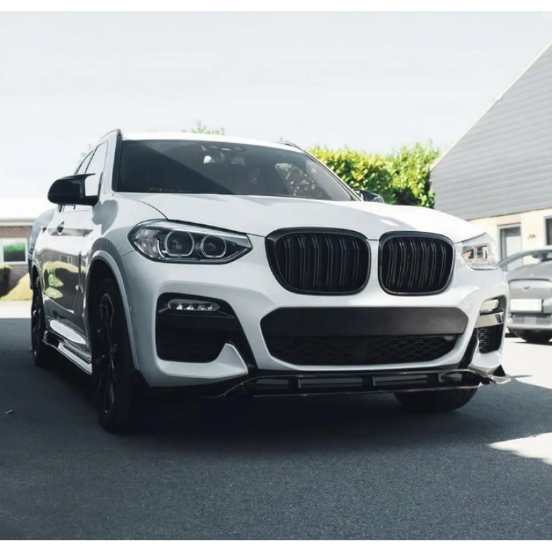 Spoiler εμπρός προφυλακτήρα BMW X3 G01 (2018-2021) - μαύρο γυαλιστερό