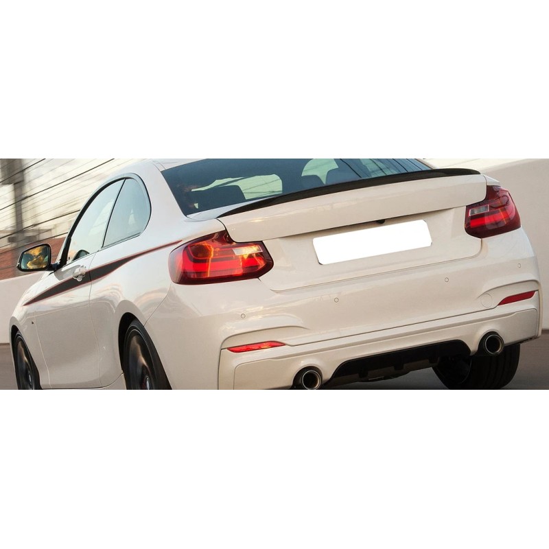 Αεροτομή πορτ μπαγκάζ BMW F22 (2014-2021) - μαύρη γυαλιστερή