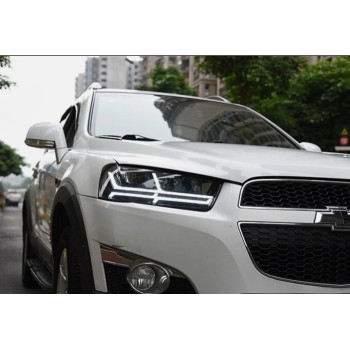 Φανάρια εμπρός Chevrolet Captiva (2011-2018), led με φώτα ημέρας - σετ 2τμχ.