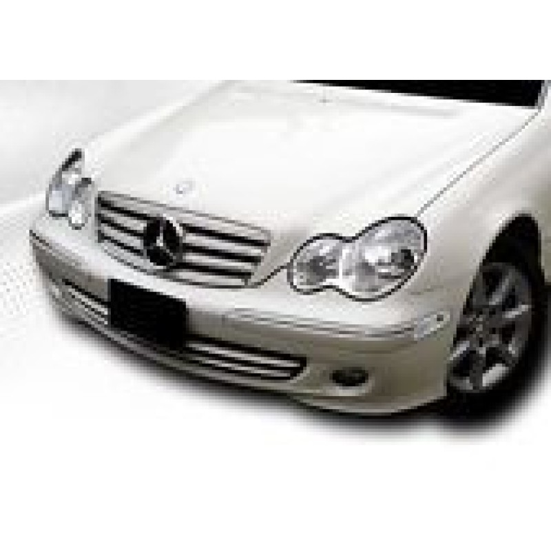 Μάσκα Mercedes C203 coupe(2000-2007) - 4 γρίλιες χρωμίου