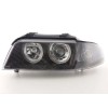 Φανάρια εμπρός angel eyes για Audi A4 (1999-2001) - μαύρα , χωρίς λάμπες (Η7) - σετ 2τμχ. Φανάρια εμπρός angel eyes για Audi A4 (1999-2001) - μαύρα , χωρίς λάμπες (Η7) - σετ 2τμχ.