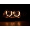 Φανάρια εμπρός angel eyes για Audi A4 (1999-2001) - μαύρα , χωρίς λάμπες (Η7) - σετ 2τμχ. Φανάρια εμπρός angel eyes για Audi A4 (1999-2001) - μαύρα , χωρίς λάμπες (Η7) - σετ 2τμχ.