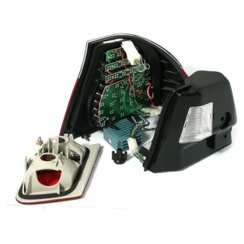 Πίσω φανάρια led για BMW E46 coupe (1998-2003) - chrome - σετ 2τμχ.