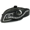Φανάρια εμπρός led για Audi A4 B7 (2004-2008) - chrome ,μαύρα , με λάμπες (Η1) - σετ 2τμχ. Φανάρια εμπρός led για Audi A4 B7 (2004-2008) - chrome ,μαύρα , με λάμπες (Η1) - σετ 2τμχ.