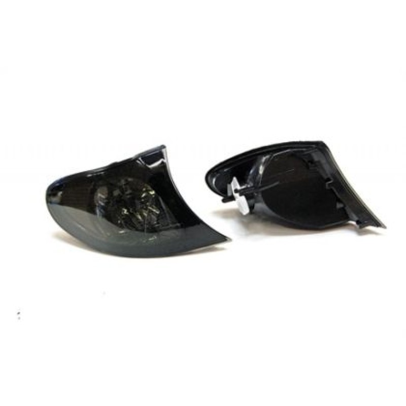 Φλας δίπλα στο φανάρι BMW E46 sedan  / combi  (2001-2005) - φιμέ χρωμίου - σετ 2τμχ.