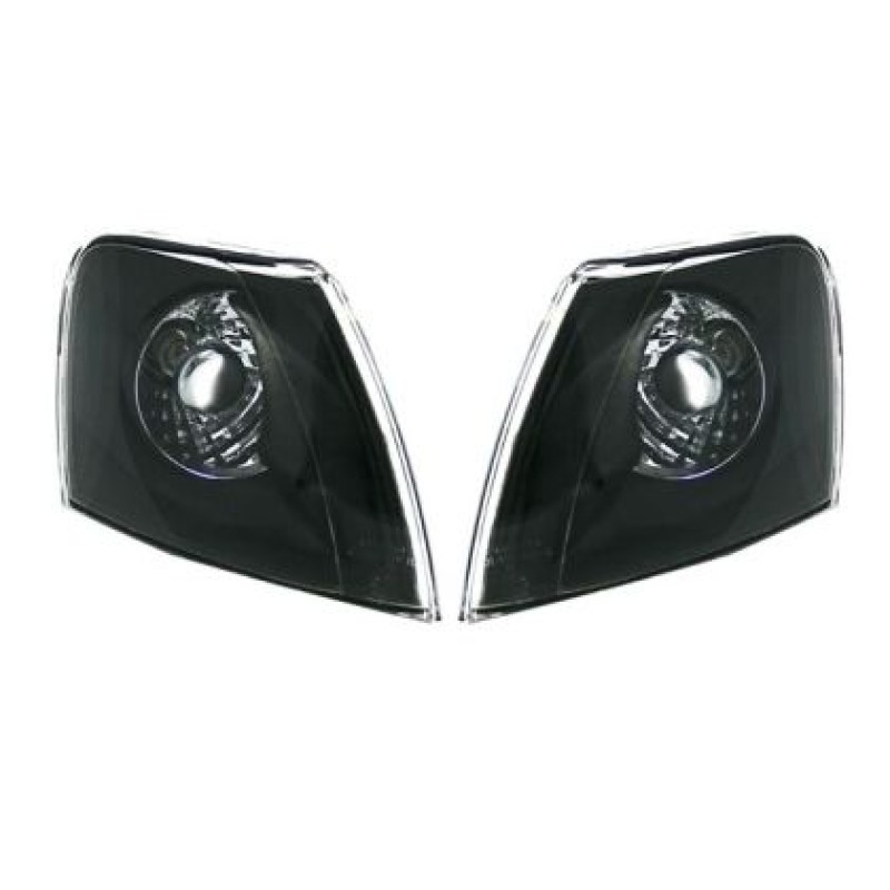 Φλας δίπλα στο φανάρι Vw Passat (1997-2001)  sedan / combi  - μαύρο - σετ 2τμχ.