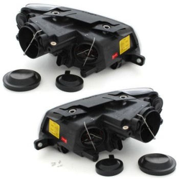Φανάρια εμπρός angel eyes για Vw Passat B6 / 3C (2005+) - μαύρα , χωρίς λάμπες (Η7) - σετ 2τμχ.
