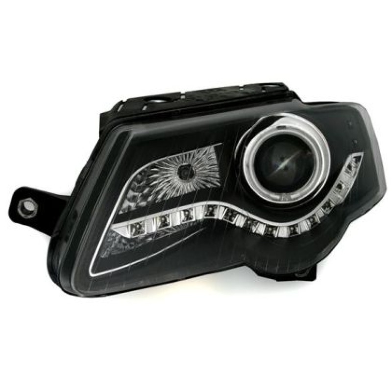 Φανάρια εμπρός led για Vw Passat 3C (2005+) - μαύρα , με λάμπες (Η1) - σετ 2τμχ. Φανάρια εμπρός led για Vw Passat 3C (2005+) - μαύρα , με λάμπες (Η1) - σετ 2τμχ.